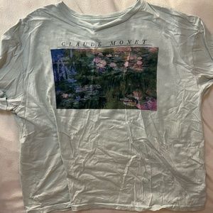 Claude Monet Waterlilies T-Shirt Large